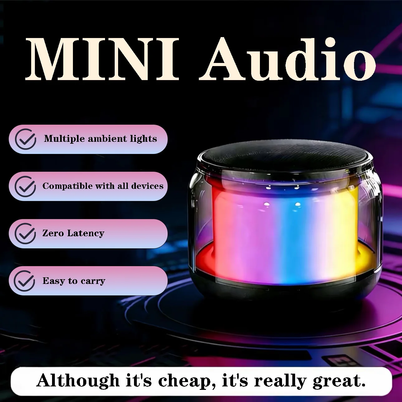 Home Office Tim - IJENMT MINI USB Wireless Speakerphone Hifi