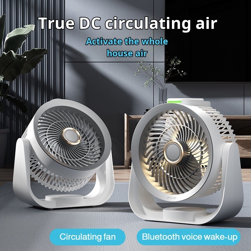 Usb Desk Fan - Ventilador de Mesa Inteligente com Luz