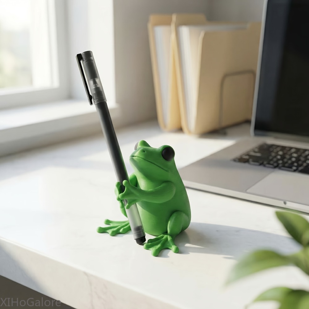 Home Office Pro - Novo 2026: Ornamento de Sapo Impresso