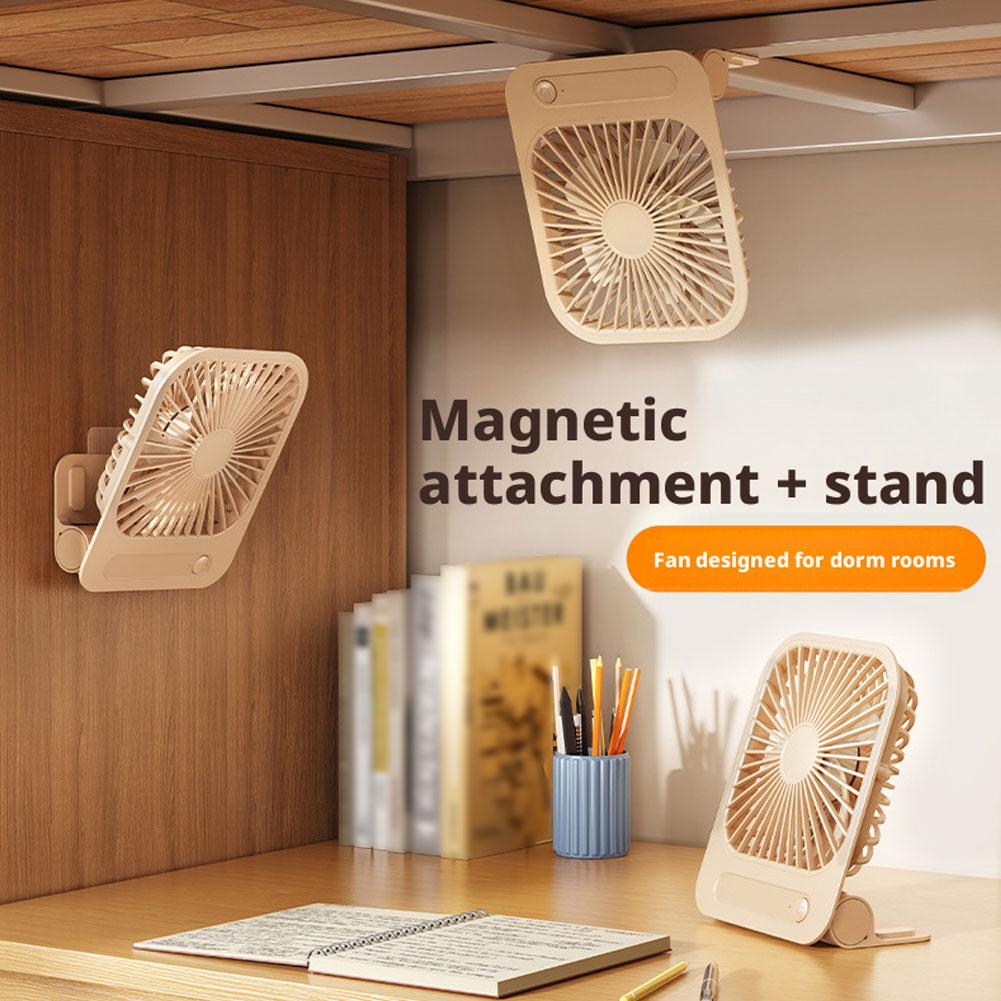 Usb Desk Fan - Ventilador magnético ultrafino para mesa, ventilador