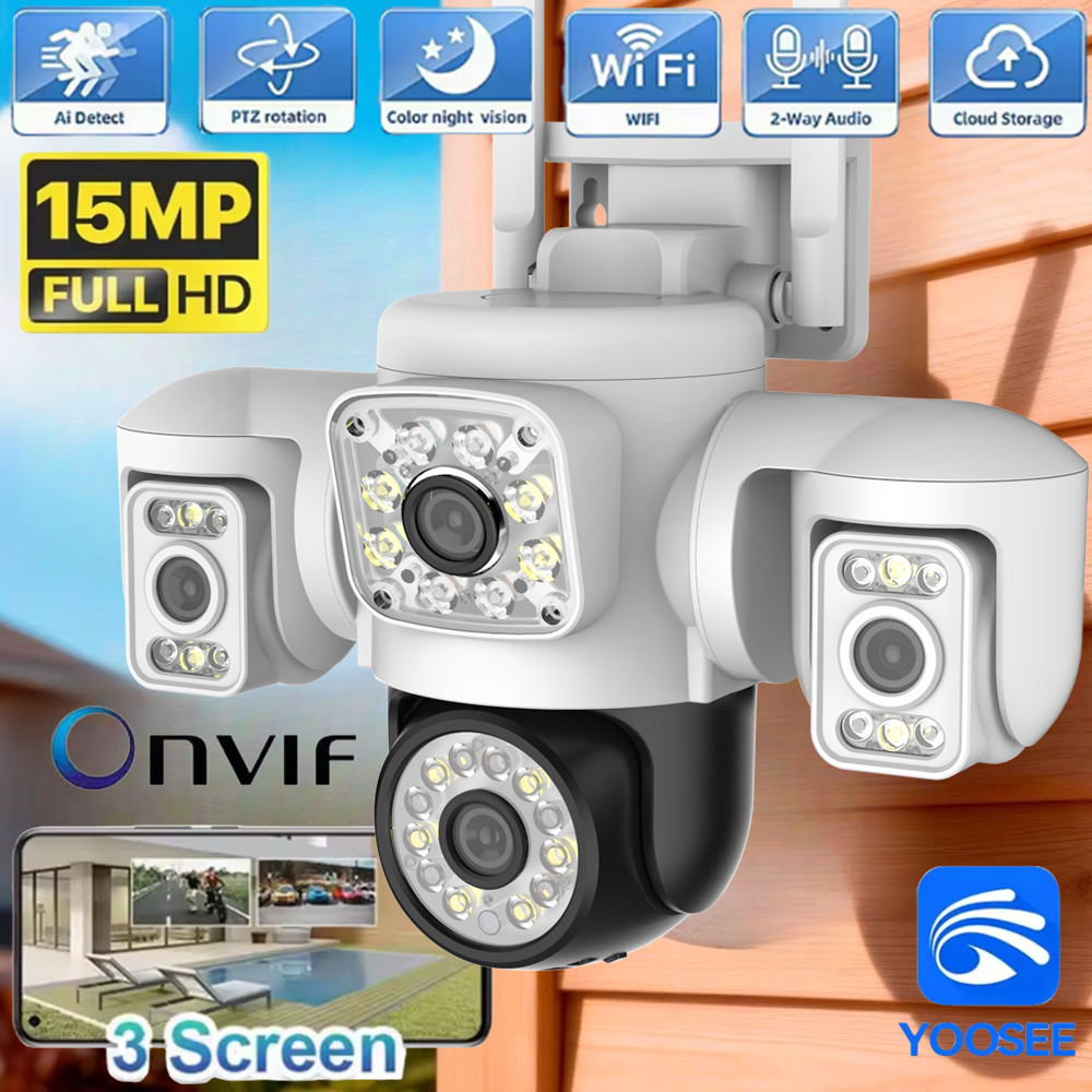 Home Office Email - Câmera IP WiFi Externa 8K 15MP