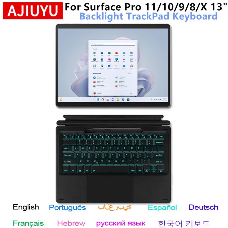 Home Office Pro - Teclado Bluetooth para Microsoft Surface Pro