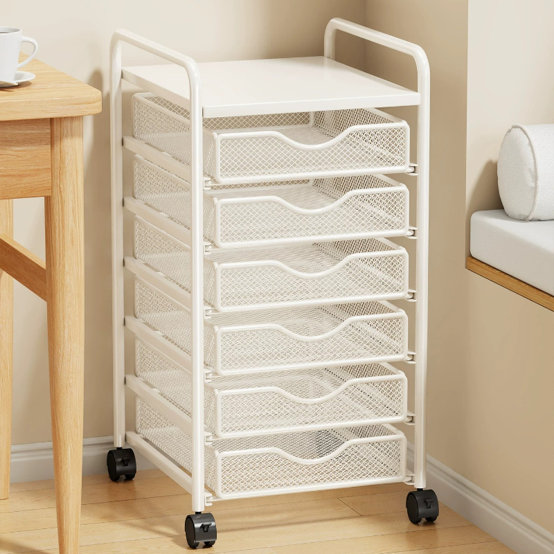 Rolling File Cart - Armário de Arquivos Móvel para Escritório,