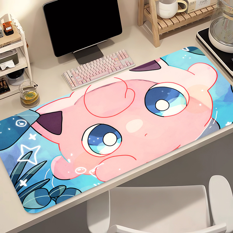 Home Office Keyboard And Mouse - Mouse Pad de Anime 90x40cm Pokémon