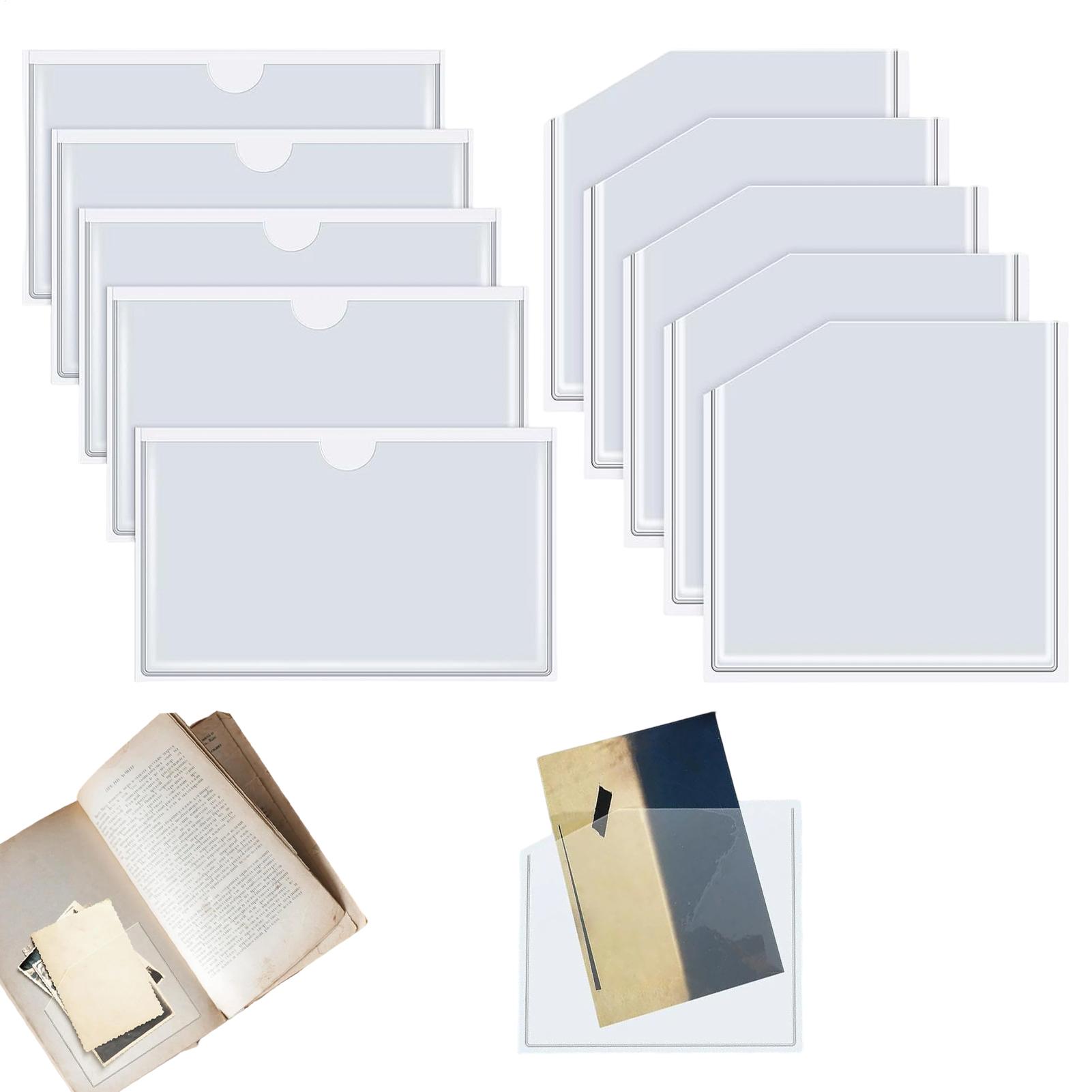Home Office Library - Protetores de Bolsos Adesivos Transparentes à