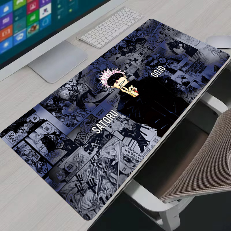Home Office Keyboard And Mouse - Mouse Pad Grande de Anime Jujutsu