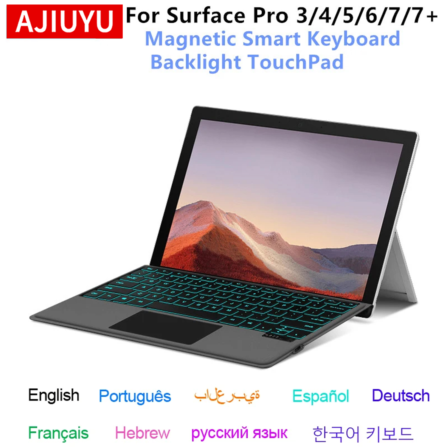 Home Office Pro - Teclado Retroiluminado para Microsoft Surface Pro