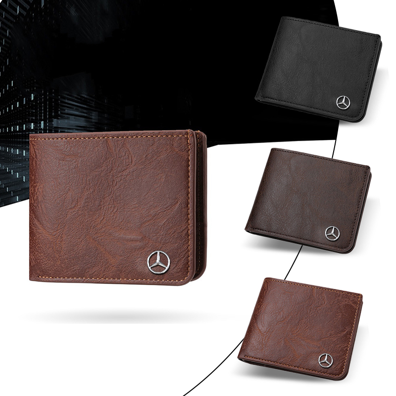 Document Holder Stand - Carteira de couro com logotipo de