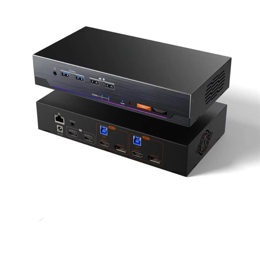 Home Office Kvm Switch - Switch KVM TESmart 8K 2x2 Dual