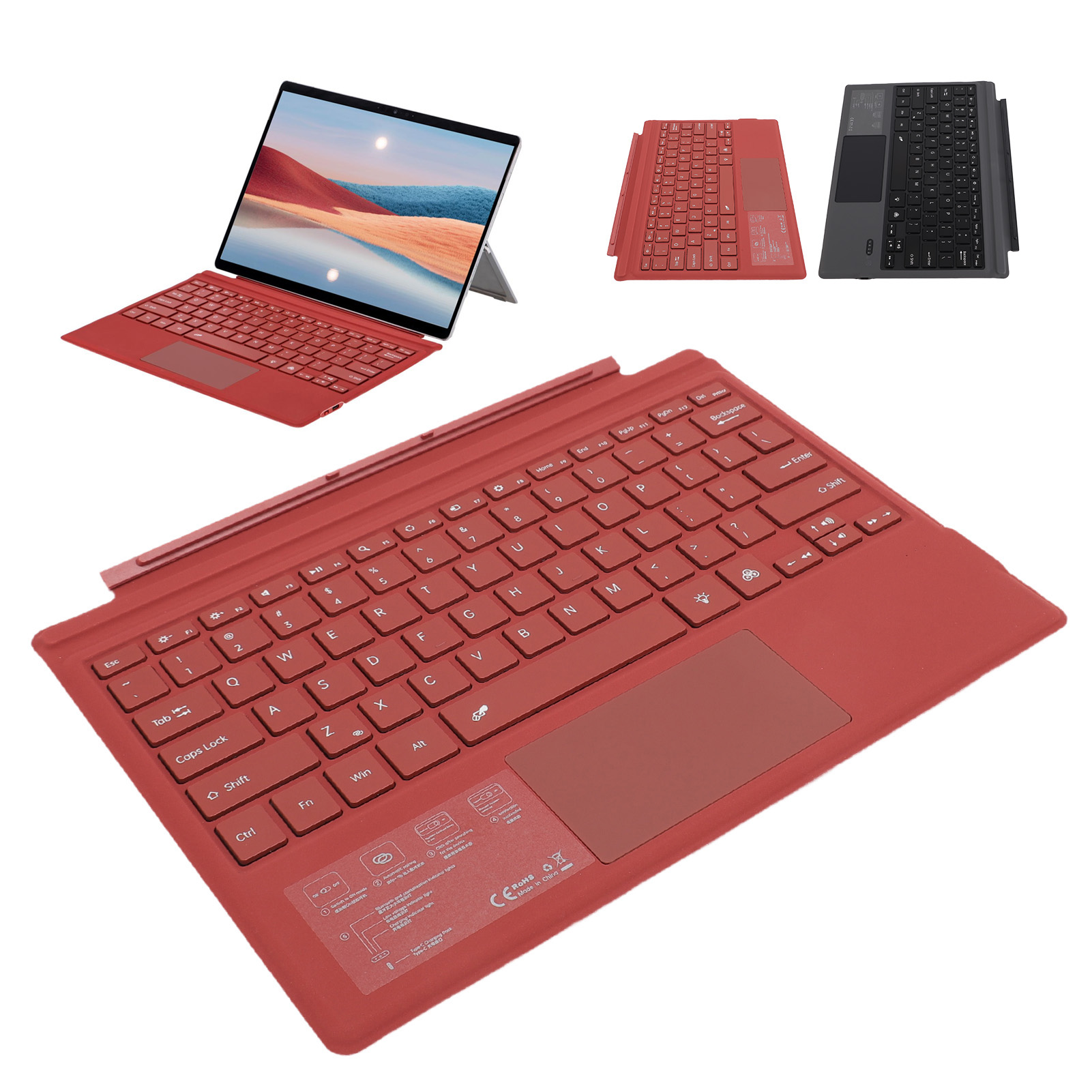 Home Office Pro - Teclado Bluetooth 5.0 Magnético com Luz