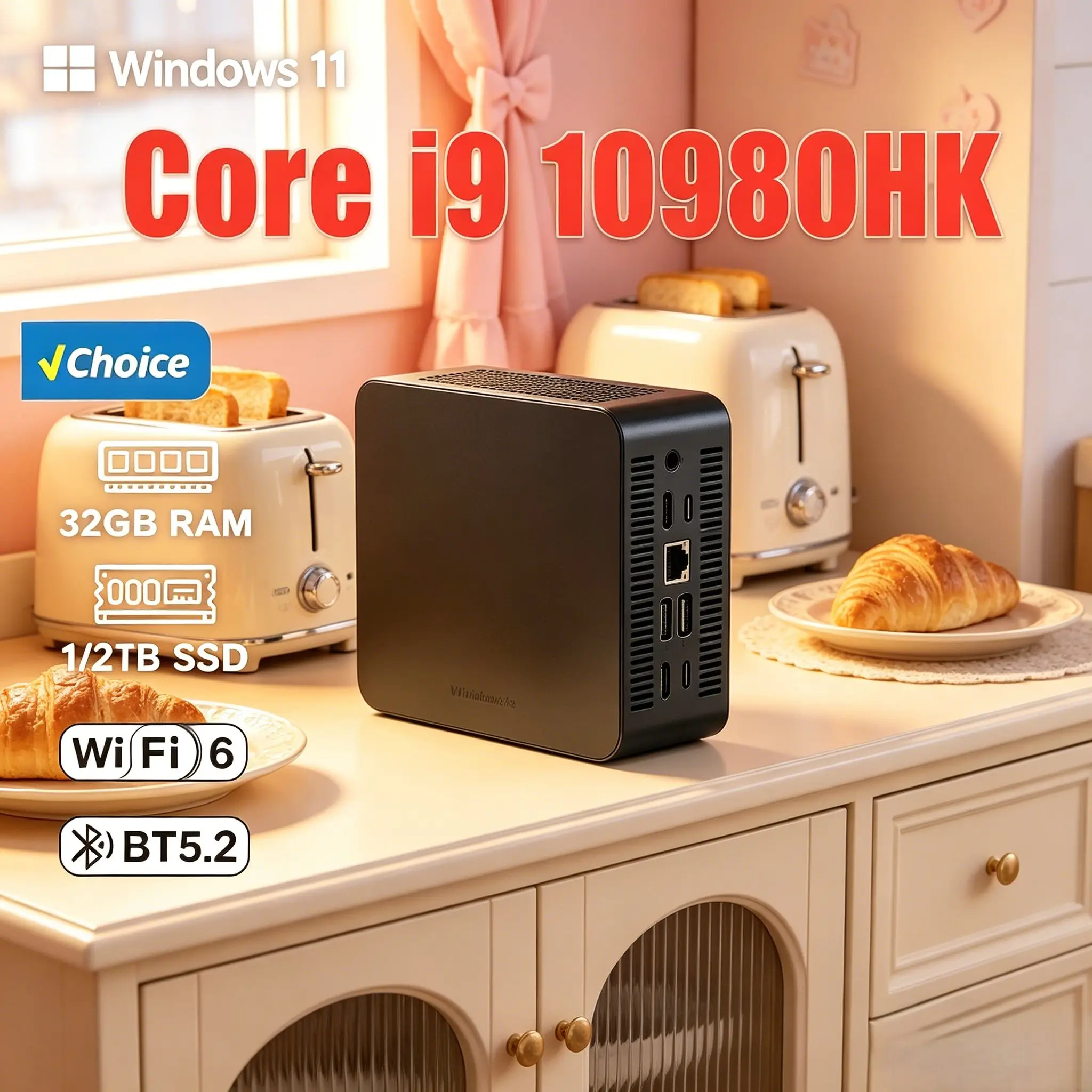 Home Office Pro - Mini PC Core I9 10980HK Nova