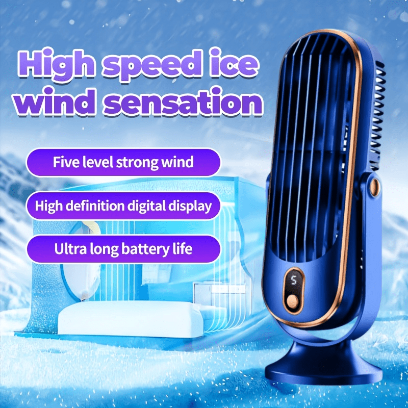 Usb Desk Fan - Ventilador USB Portátil | 5 Velocidades,