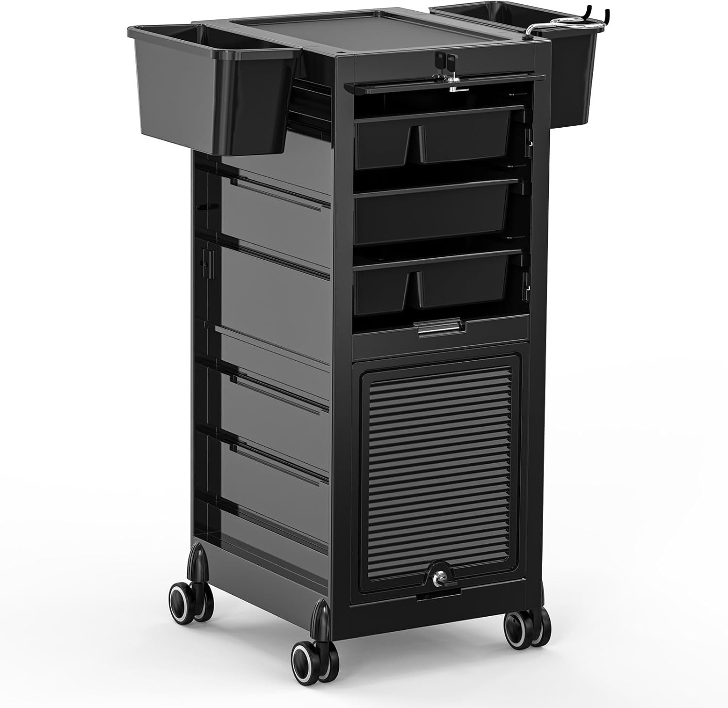 Rolling File Cart - Carrinho de Beleza com Rodas e