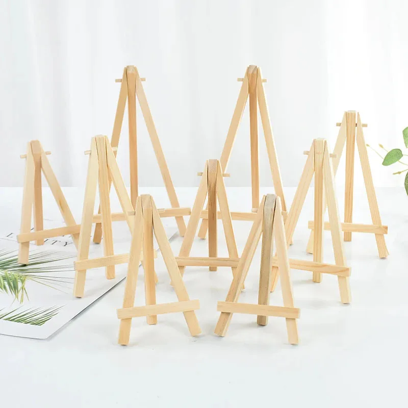 Document Holder Stand - 10 pçs de madeira mini cavalete