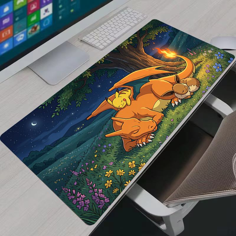 Home Office Keyboard And Mouse - Mouse Pad Anime para PC Gamer,