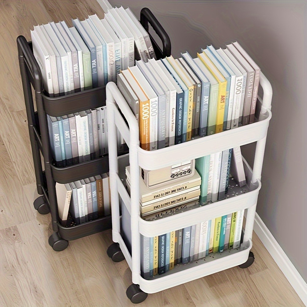 Rolling File Cart - Rack de armazenamento de carrinho removível