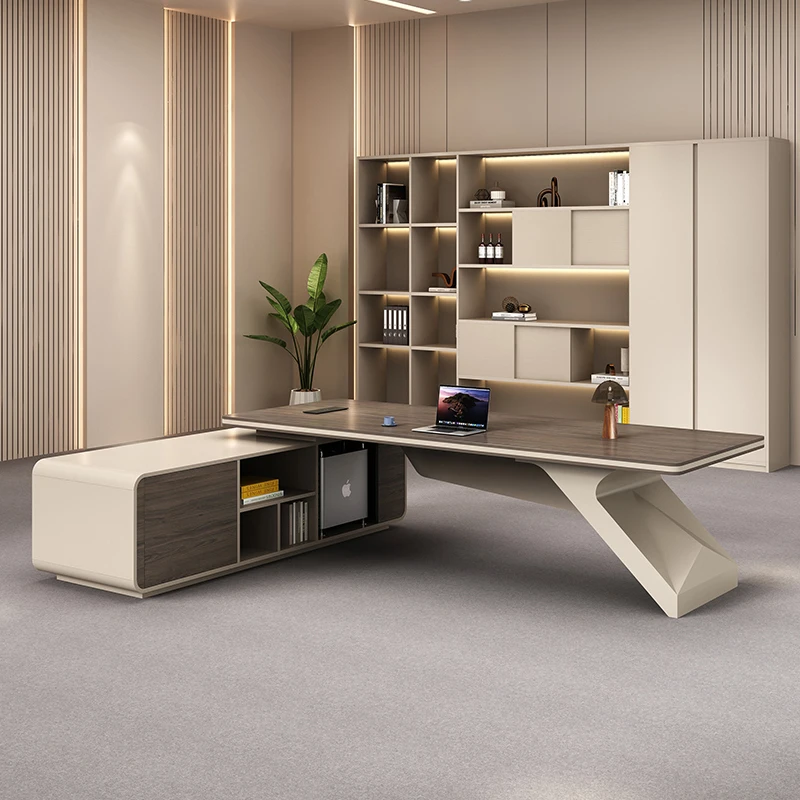 Mesa de Escritório Executiva c - Home Office L Shaped Desk avaliação e preço