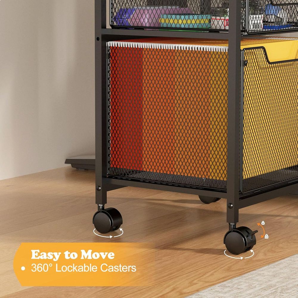 Carrinho de Rodas, Suporte par - Rolling File Cart avaliação e preço