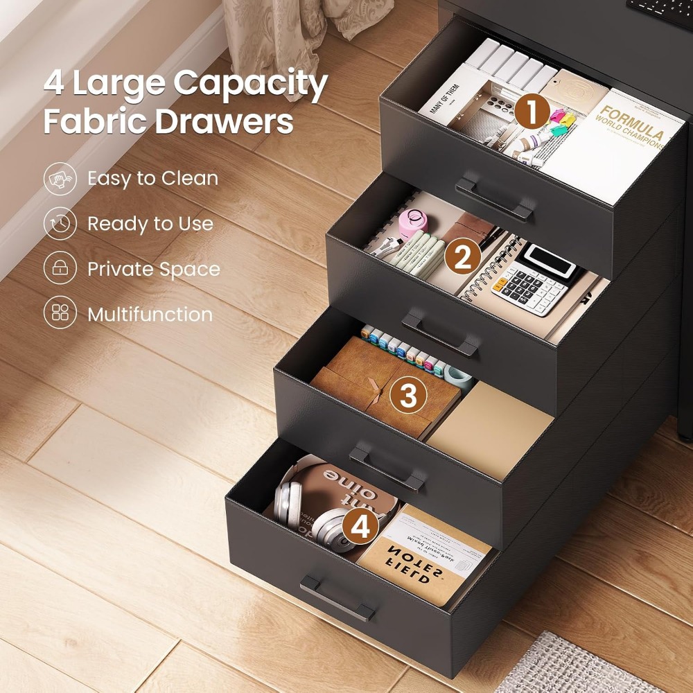 Mesa de Jogos em L SEDETA com  - Home Office L Shaped Desk avaliação e preço