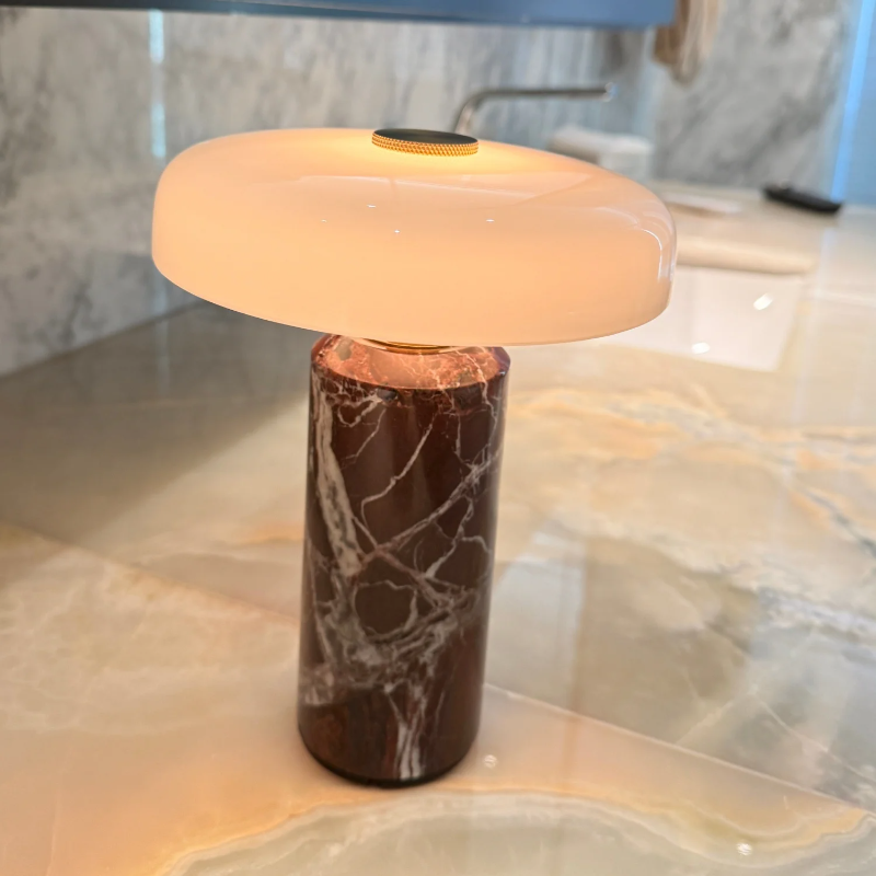 Luminária de Mesa de Vidro Lux - Home Office In Uk avaliação e preço