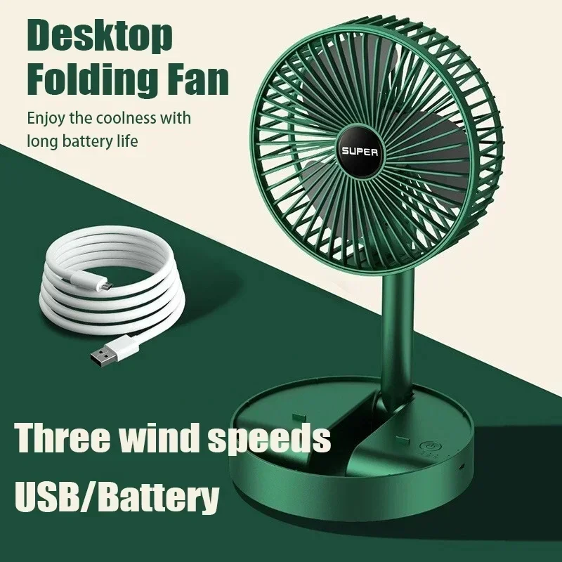 Ventilador USB Dobrável Ajustá - Usb Desk Fan avaliação e preço