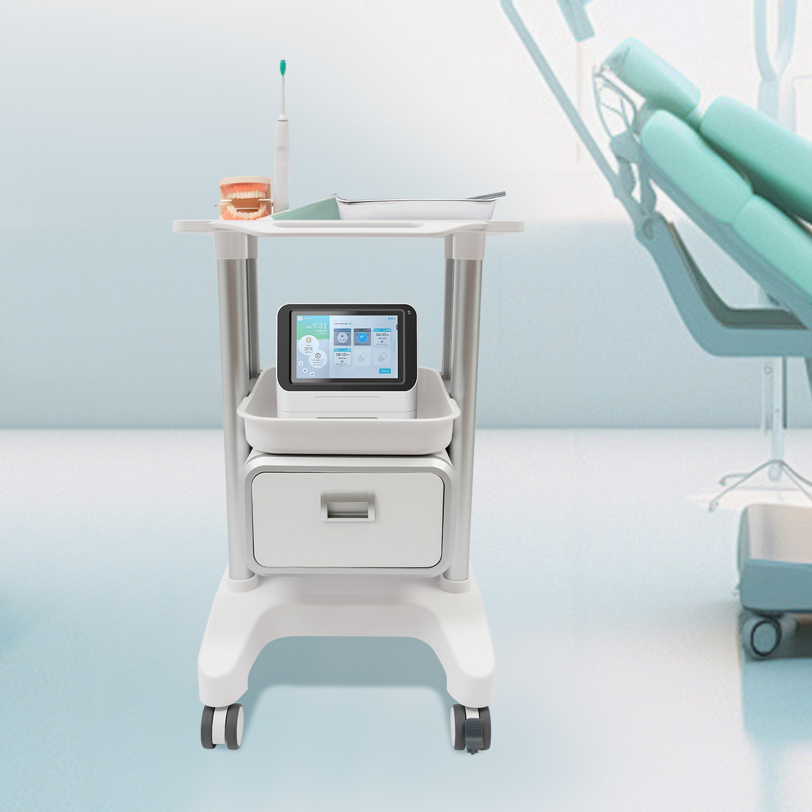 Carrinho de Salão Médico com C - Rolling File Cart avaliação e preço