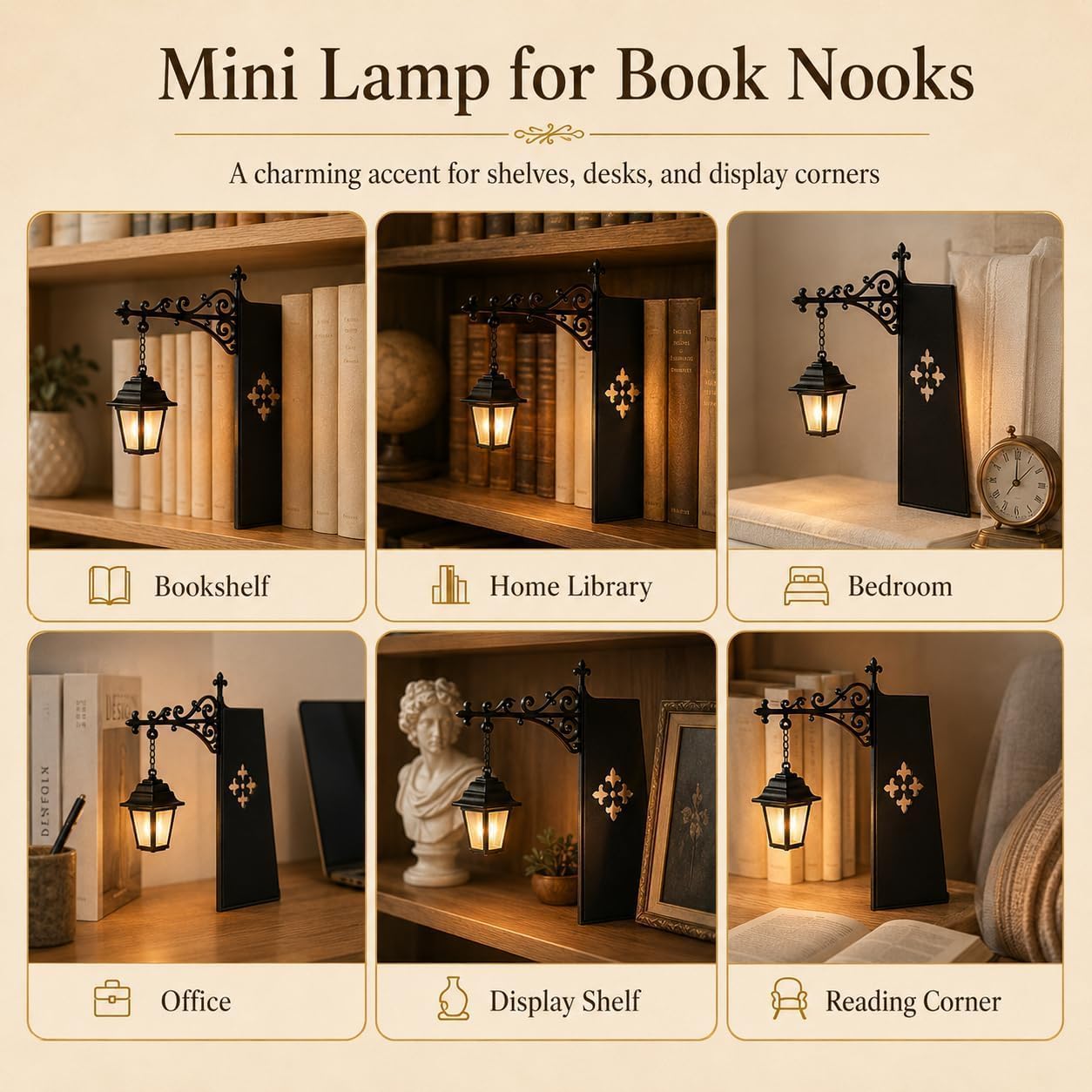 Mini Lanterna Vintage para Est - Home Office Library avaliação e preço