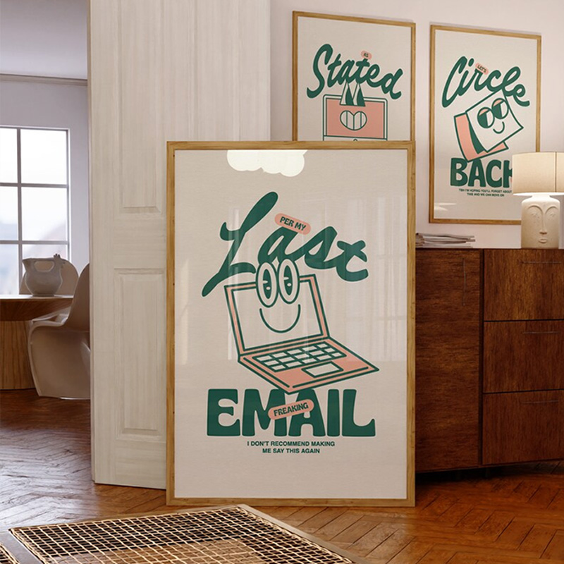 Engraçado verde escritório art - Home Office Email avaliação e preço