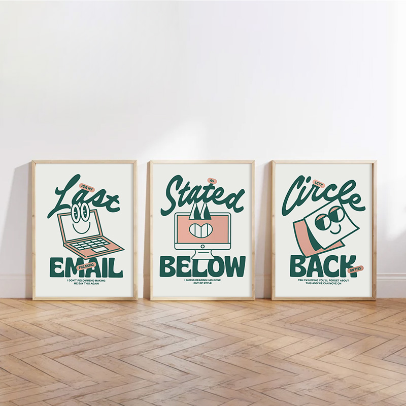 Engraçado verde escritório art - Home Office Email avaliação e preço