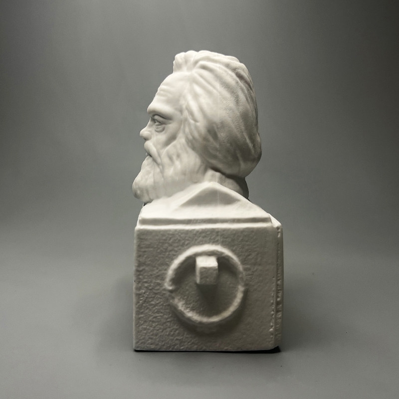 Escultura de busto de gesso de - Home Office Library avaliação e preço