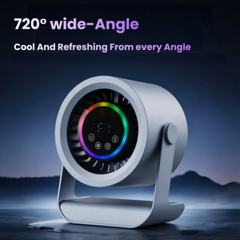 Novo ventilador circulante sil - Usb Desk Fan avaliação e preço