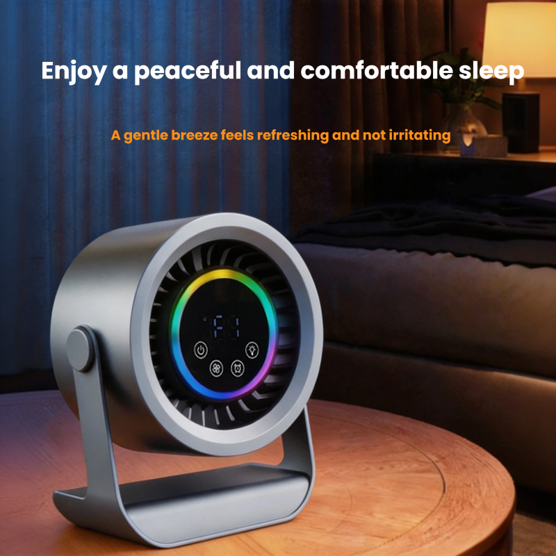 Novo ventilador circulante sil - Usb Desk Fan avaliação e preço