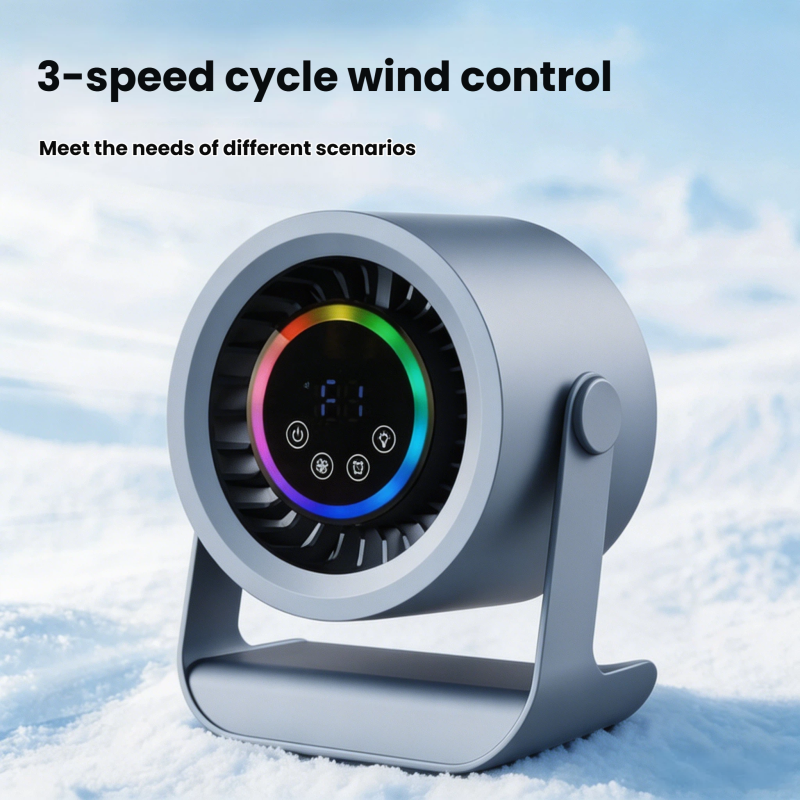 Novo ventilador circulante sil - Usb Desk Fan avaliação e preço