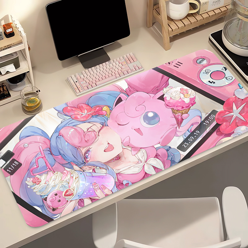 Mouse Pad de Anime 90x40cm Pok - Home Office Keyboard And Mouse avaliação e preço