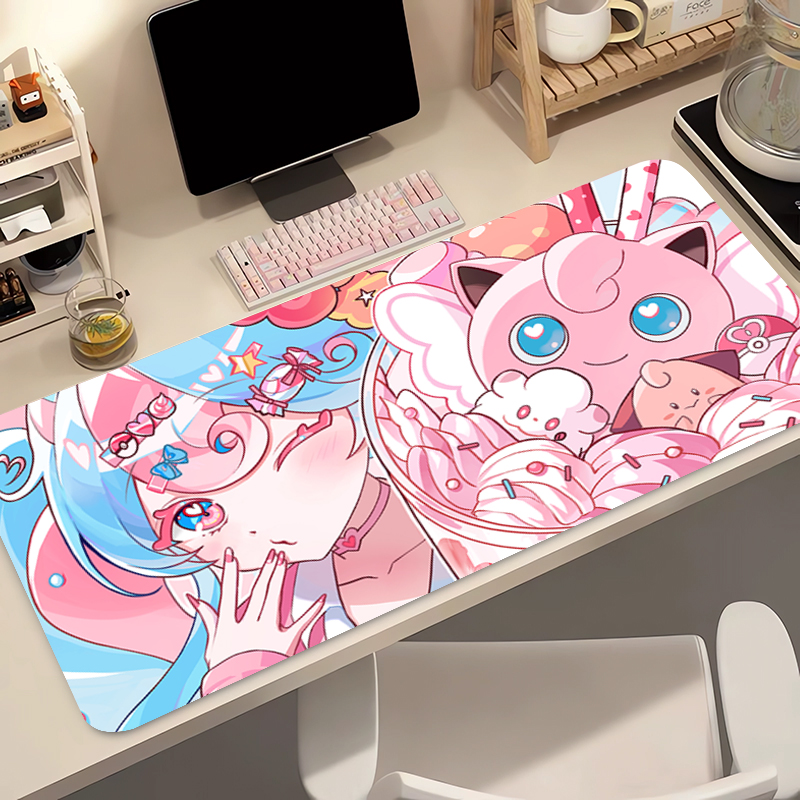Mouse Pad de Anime 90x40cm Pok - Home Office Keyboard And Mouse avaliação e preço