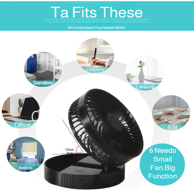 Ventilador Retrátil Portátil M - Usb Desk Fan avaliação e preço
