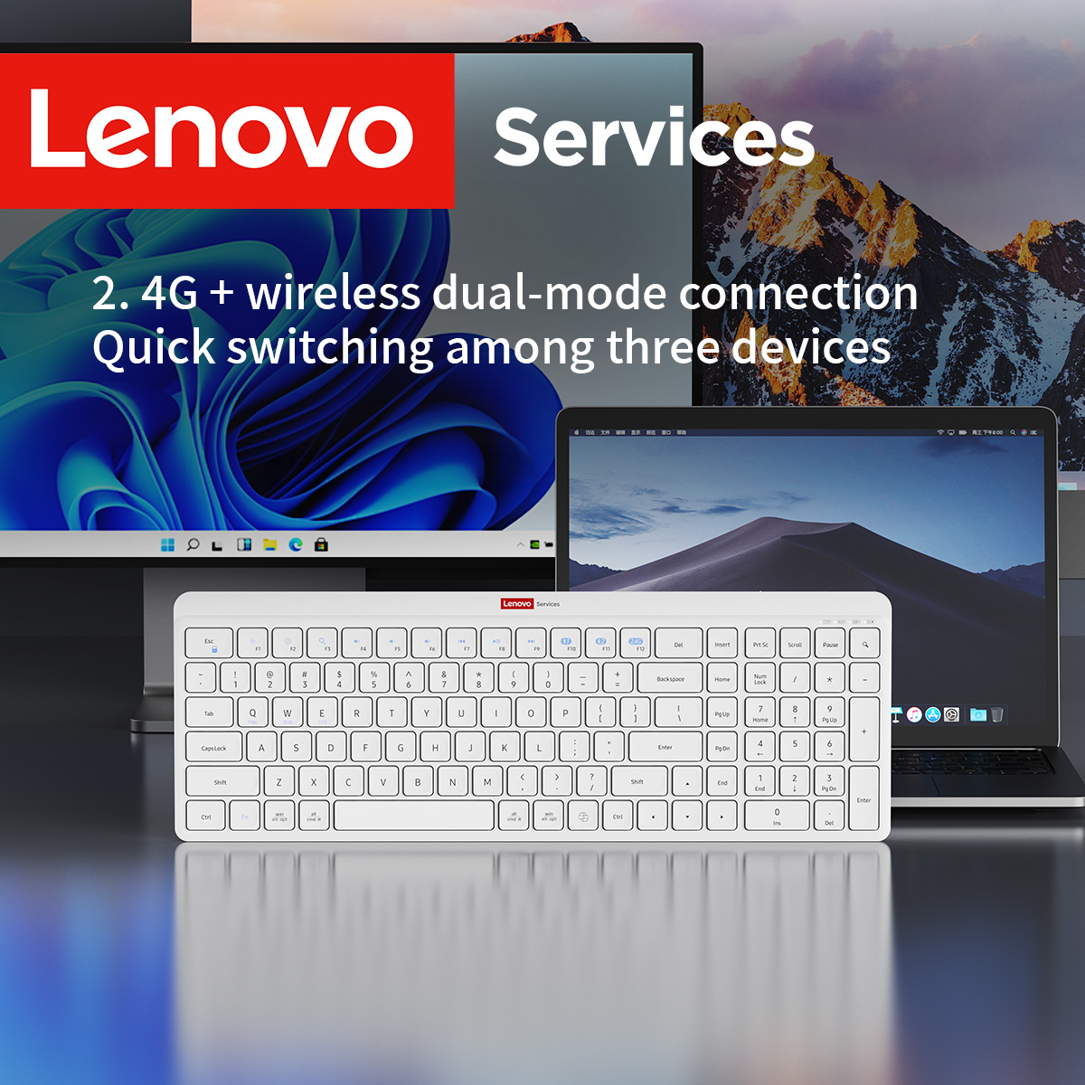 Teclado Sem Fio Lenovo de Cone - Home Office In Uk avaliação e preço