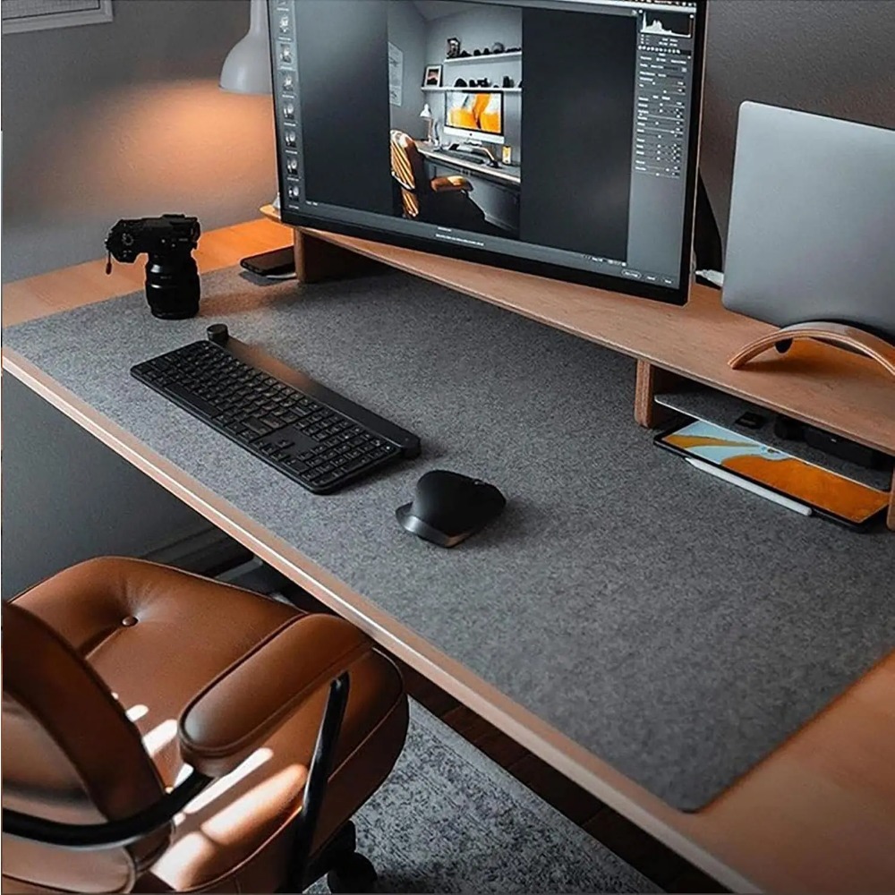Tapete de mesa de feltro tapet - Home Office Keyboard And Mouse avaliação e preço