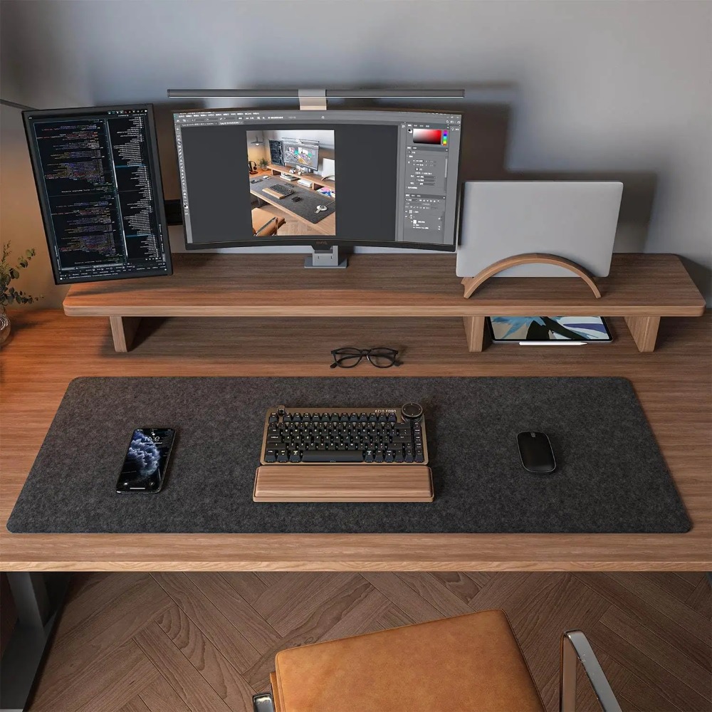 Tapete de mesa de feltro tapet - Home Office Keyboard And Mouse avaliação e preço