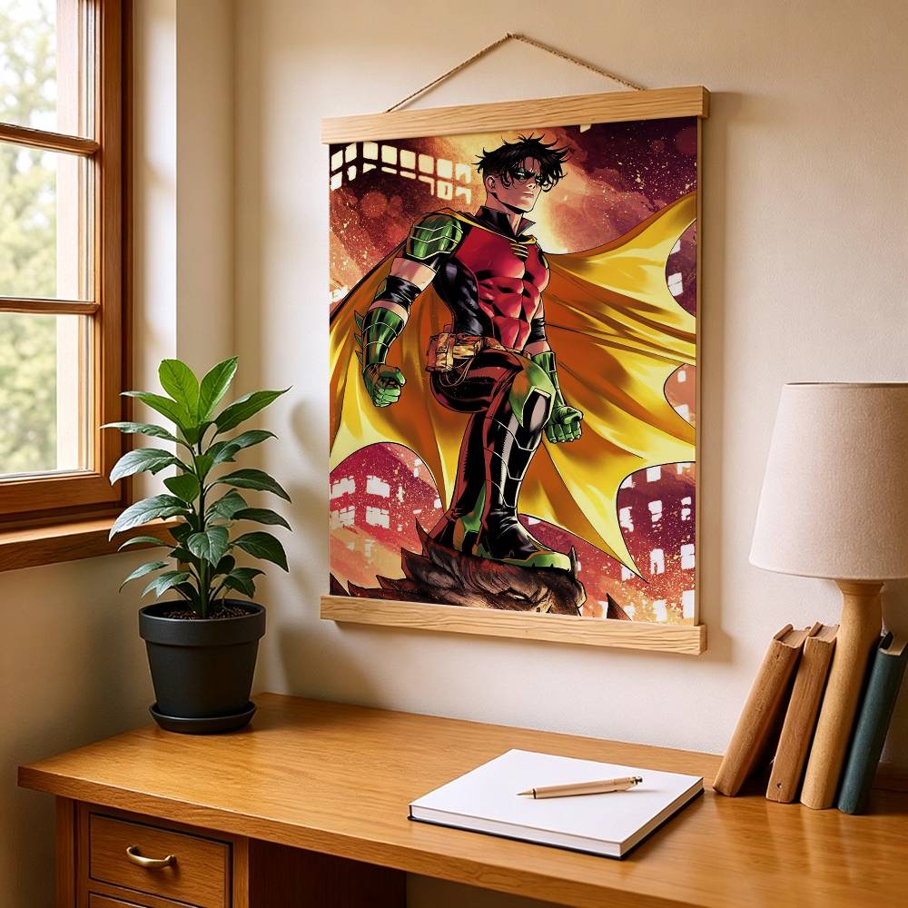 Pôster R-Robin Damian Wayne Ti - Home Office Tim avaliação e preço