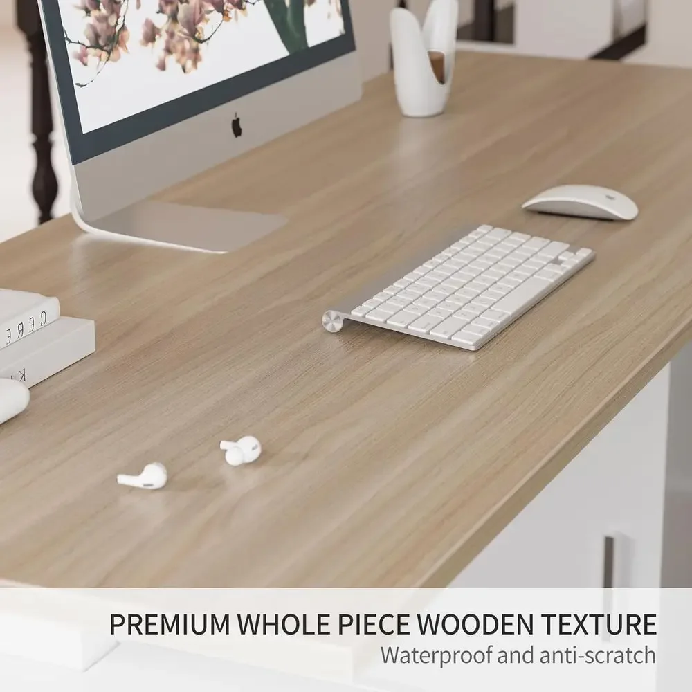 Mesa de Escritório em L de 63  - Home Office L Shaped Desk avaliação e preço