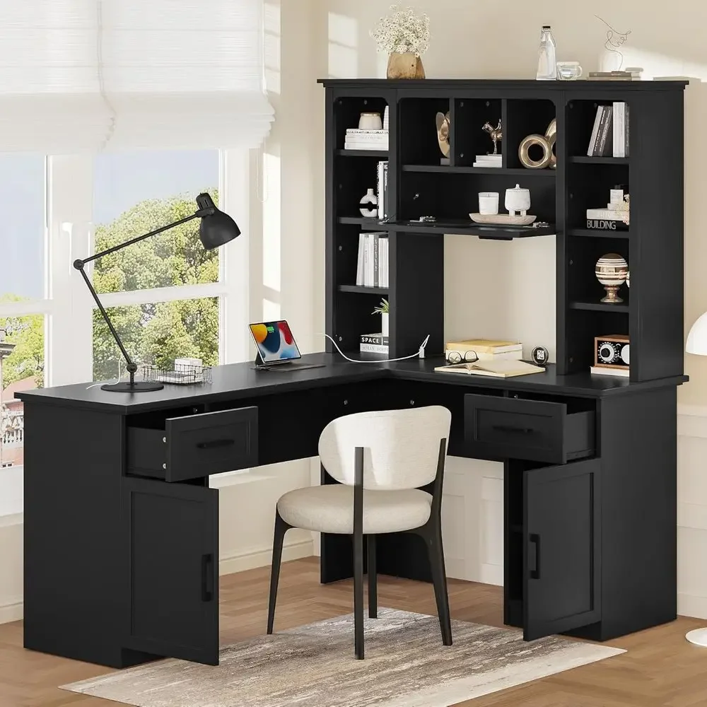 Mesa de Escritório em L com Ar - Home Office L Shaped Desk avaliação e preço