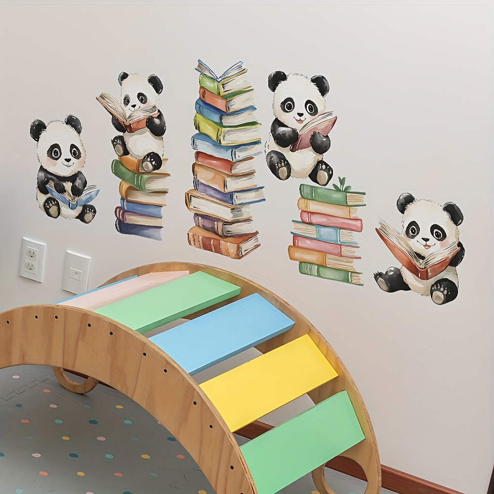 Panda dos desenhos animados le - Home Office Library avaliação e preço