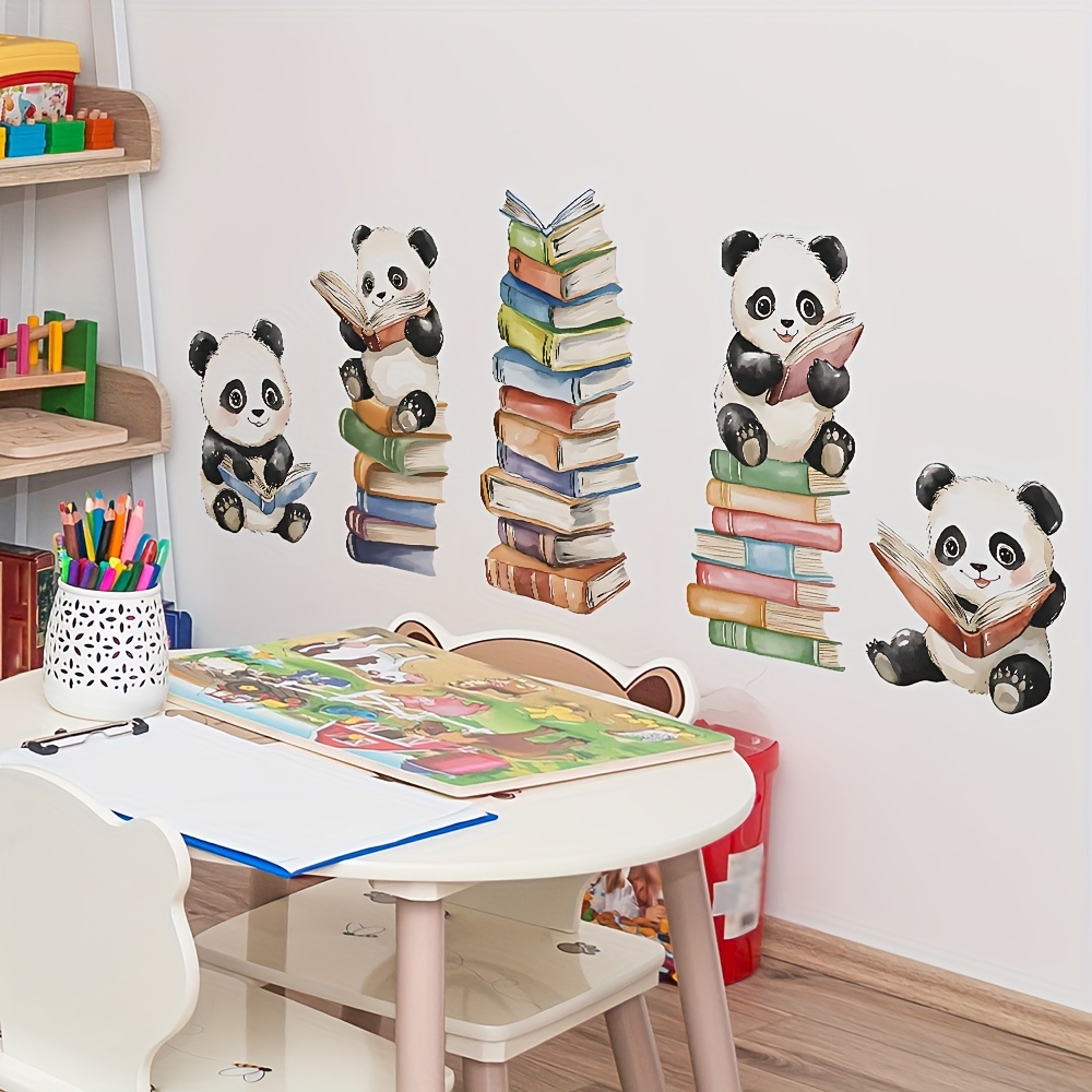 Panda dos desenhos animados le - Home Office Library avaliação e preço