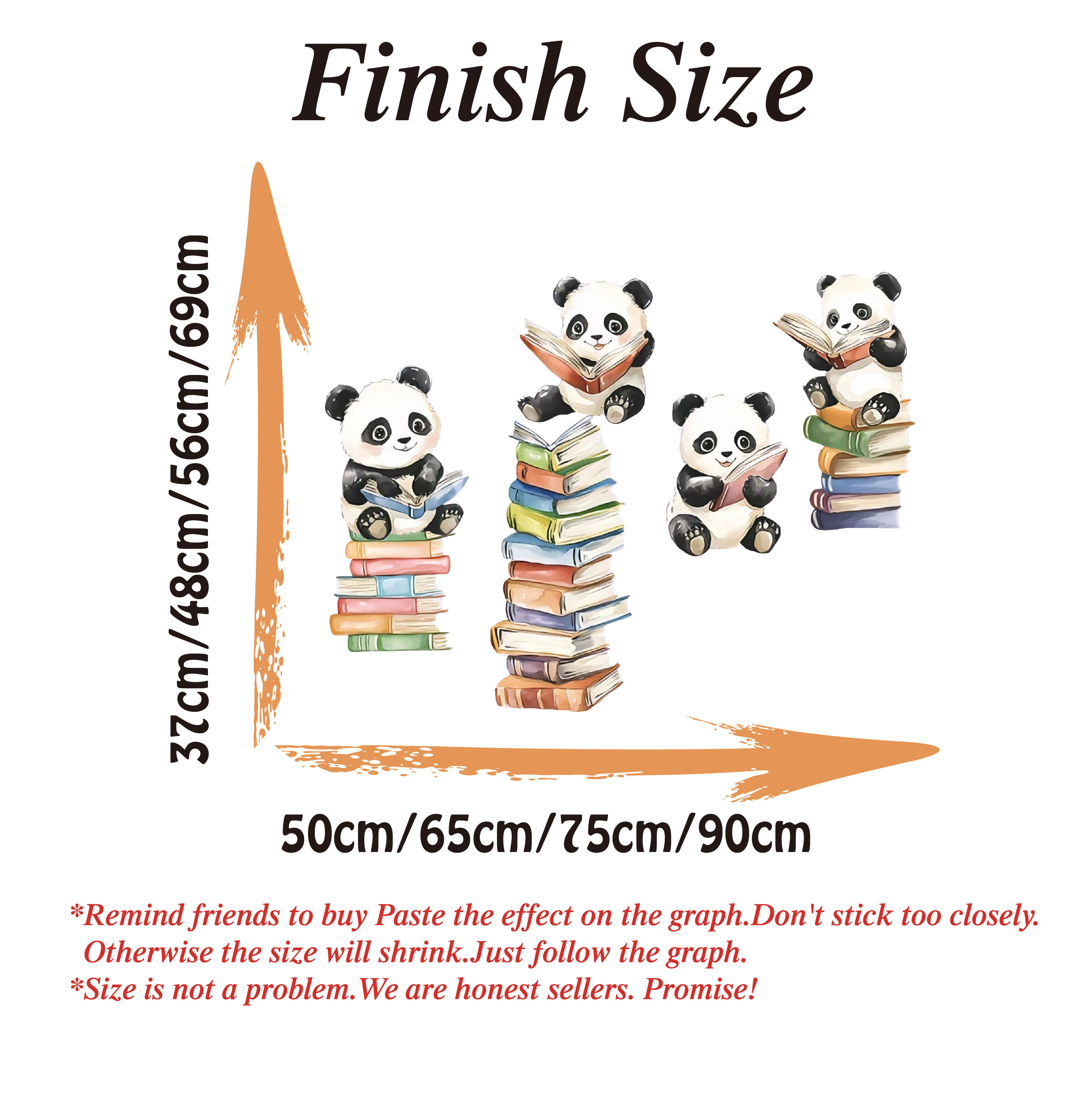Panda dos desenhos animados le - Home Office Library avaliação e preço