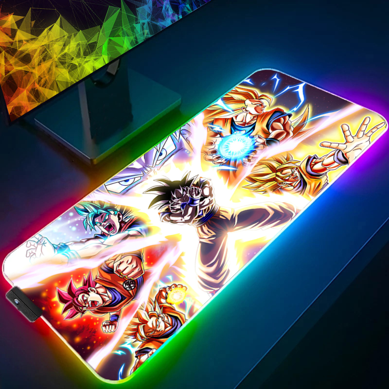 Mouse Pad LED Dragon Ball para - Home Office Keyboard And Mouse avaliação e preço