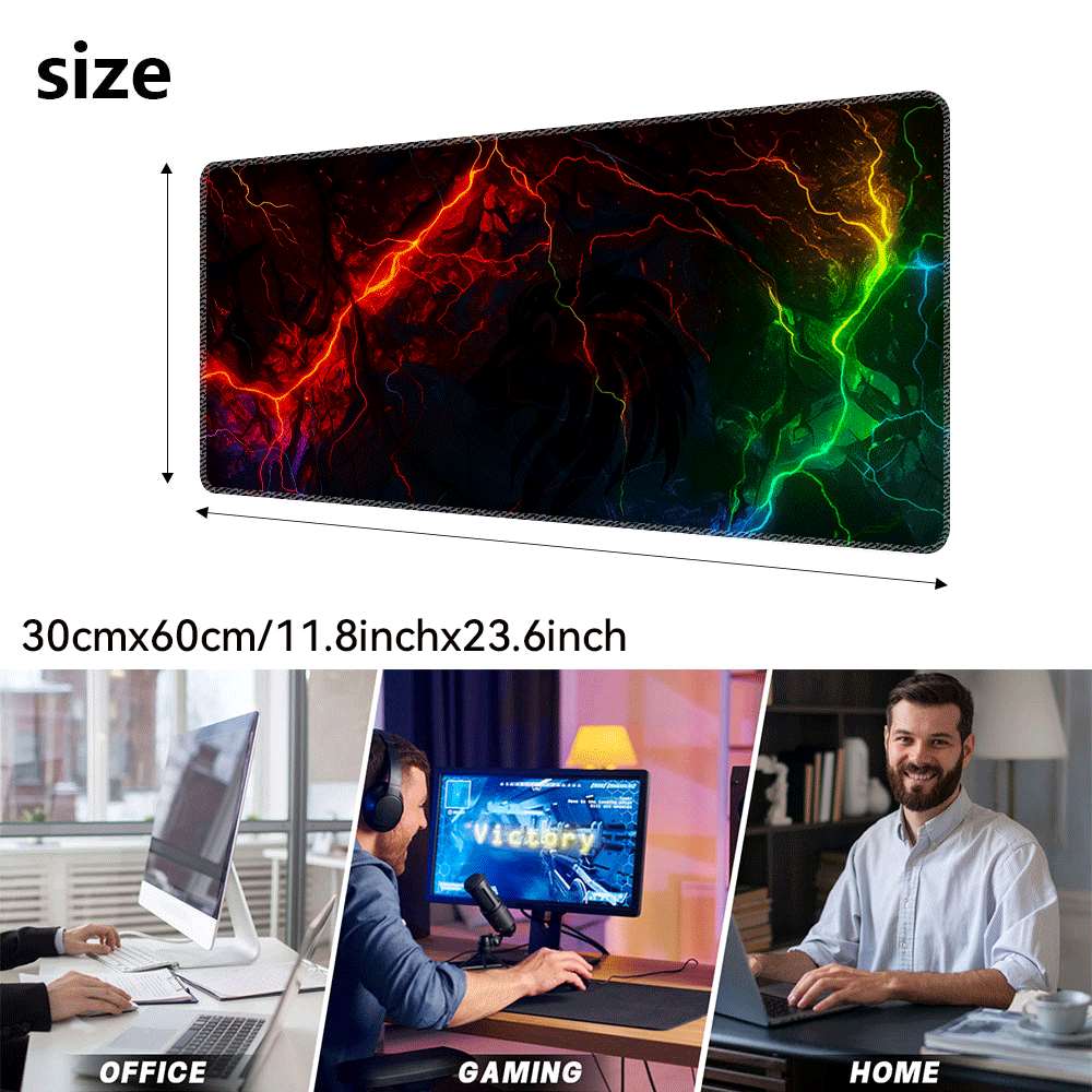 Mouse Pad Gamer Colorido XL, T - Mousepad Xl Extended avaliação e preço