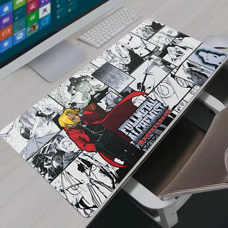 Mouse Pad Grande Fullmetal Alc - Home Office Keyboard And Mouse avaliação e preço