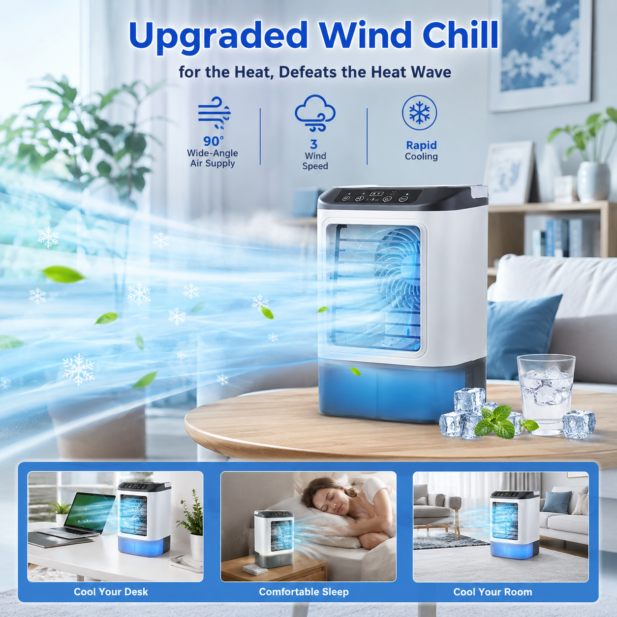 Ventilador Portátil USB para C - Usb Desk Fan avaliação e preço