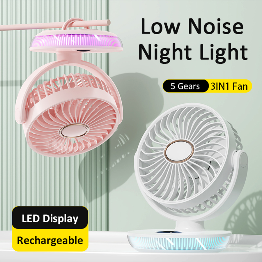 Ventilador de Mesa Multifuncio - Usb Desk Fan avaliação e preço